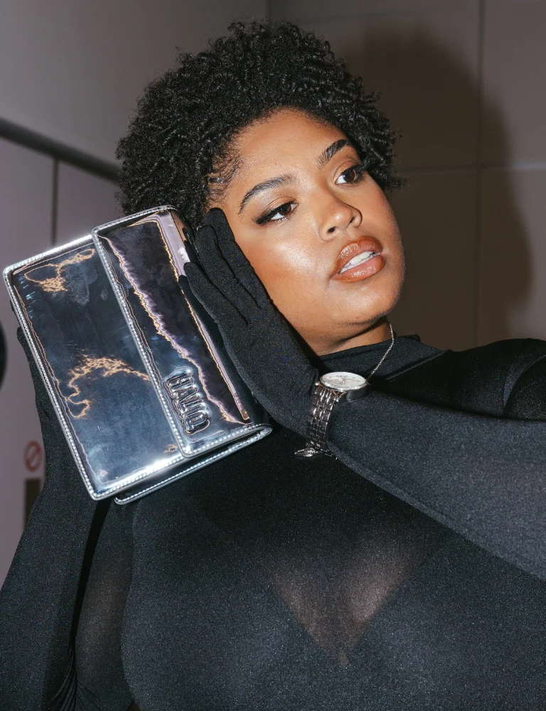 SILVER PURSE - HALIQ, SHOP WOMEN DESIGNER