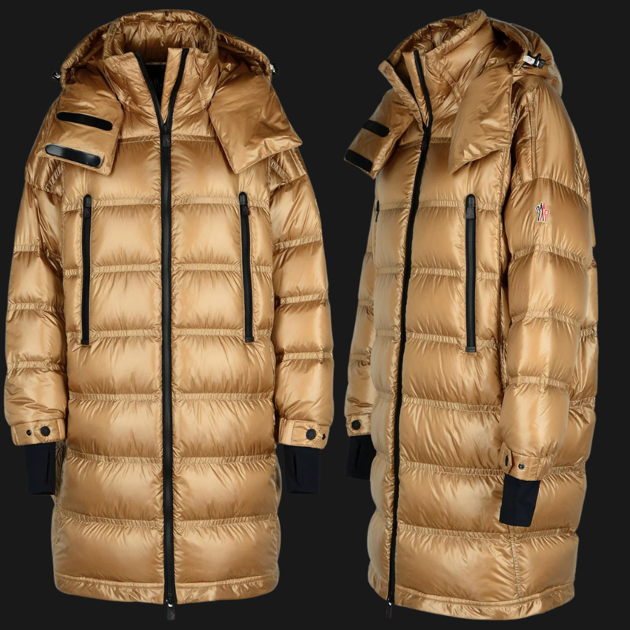 Moncler Grenoble 'Rochelairs' Beige Polyamide Down Jacket Women