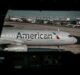 an american airline passenger plane in the airport