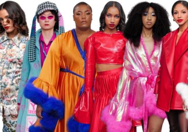 Cut out of models at the NYFW Pop Couture Show.